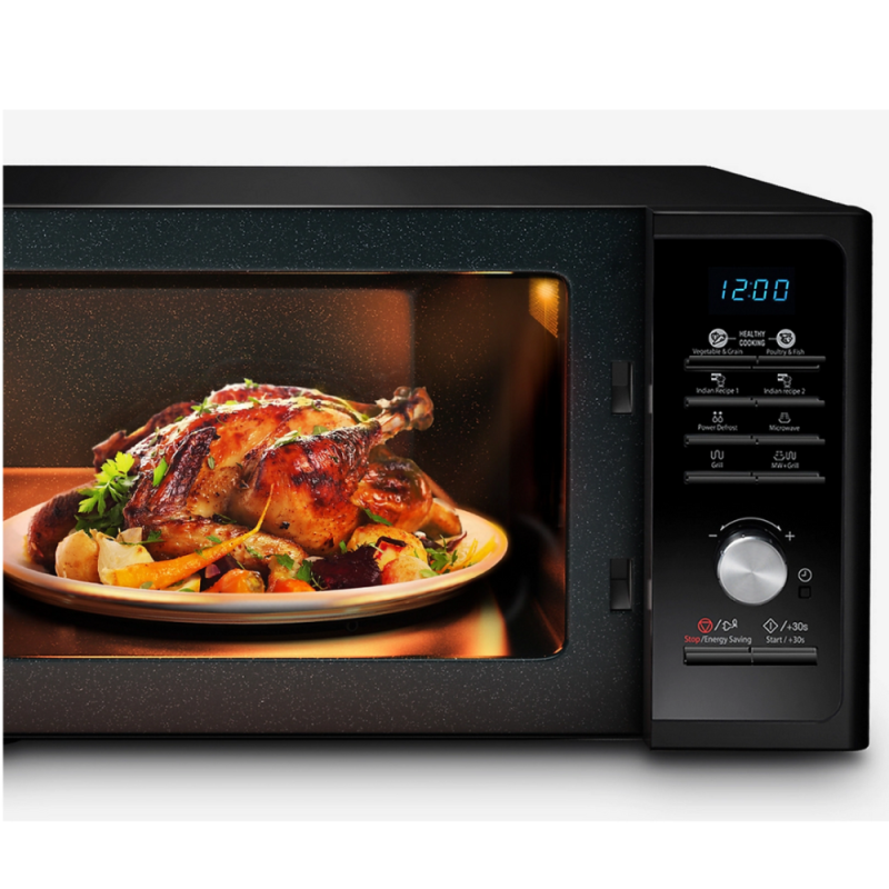 MICROONDAS SAMSUNG 23LTS GRILL MG23F3K3TAS BG SILVER