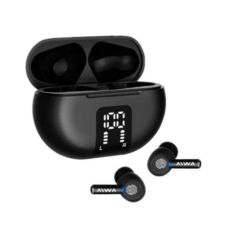 AURICULAR AIWA INALAMBRICO TWA-100N NEGRO