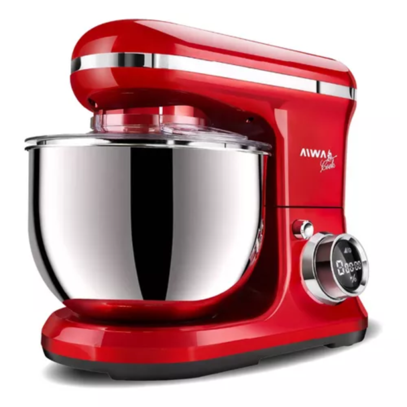 BATIDORA AIWA PLANETARIA 5.2L 1200W AW-BP508R ROJO METAL