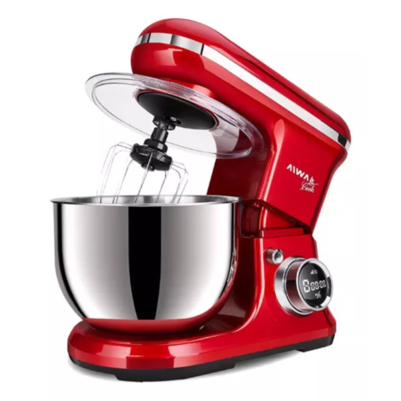 BATIDORA AIWA PLANETARIA 5.2L 1200W AW-BP508R ROJO METAL
