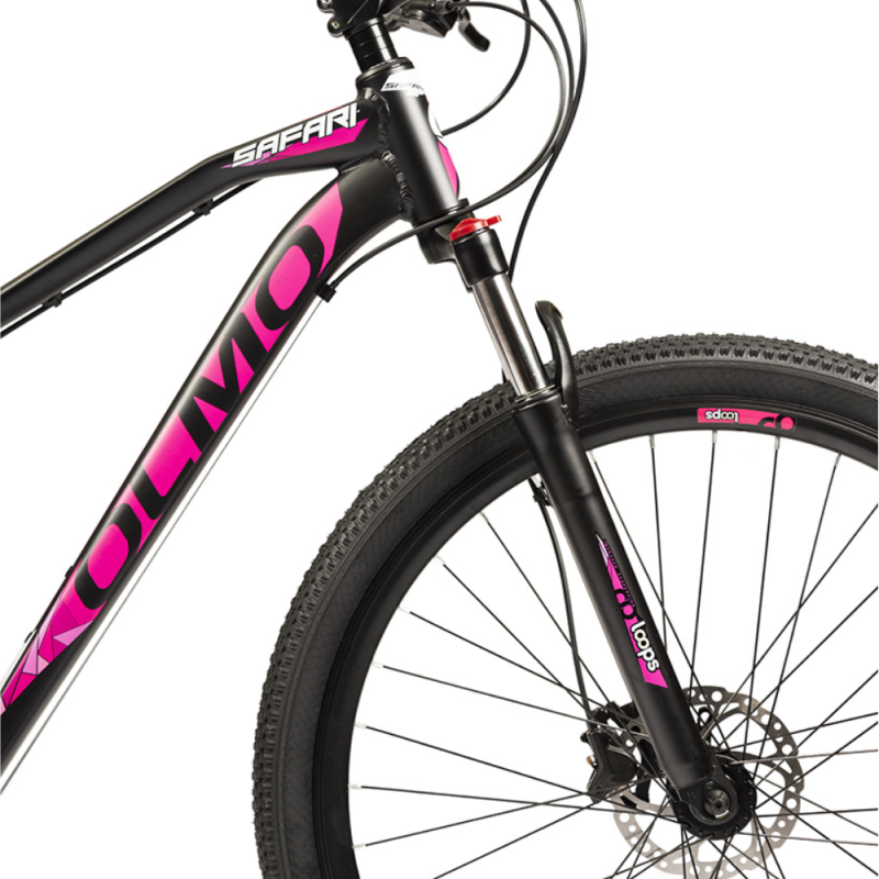 BICICLETA OLMO SAFARI ROD 29 NEGRO/FUCSIA