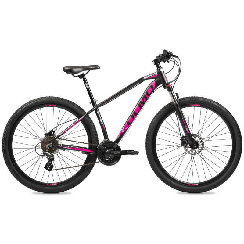 BICICLETA OLMO SAFARI ROD 29 NEGRO/FUCSIA