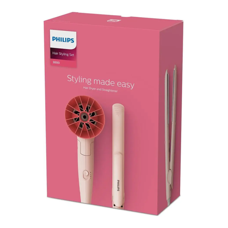 SET SECADOR CON PLANCHITA PHILIPS BHP398