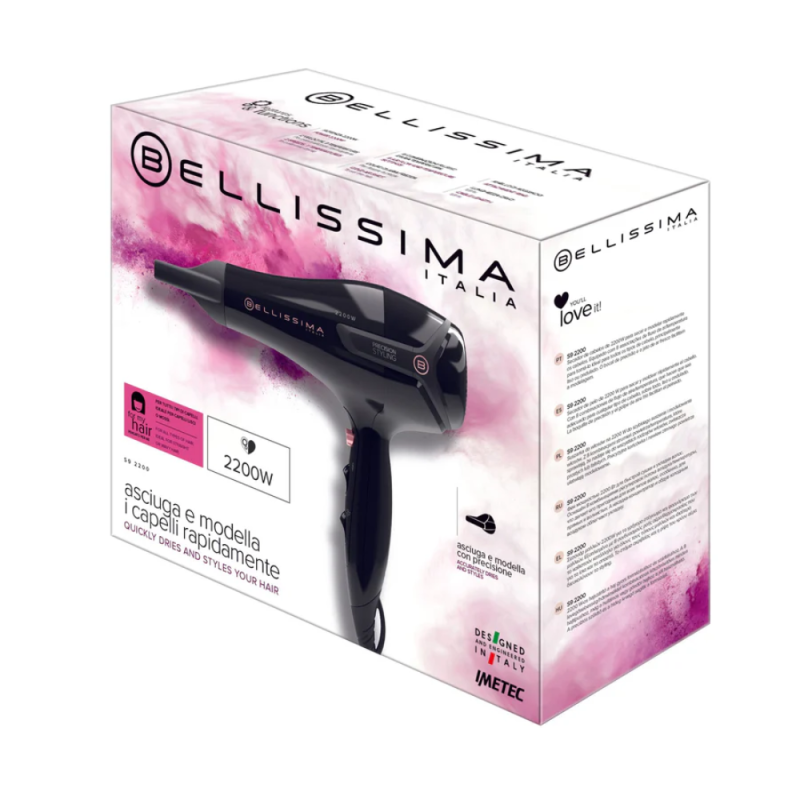 SECADOR DE PELO BELLISSIMA 2200W S9 2200