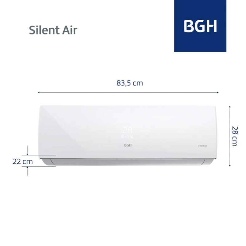 Aire Acondicionado Split Frío/Calor BGH 3000F 3300W BS35WCAU