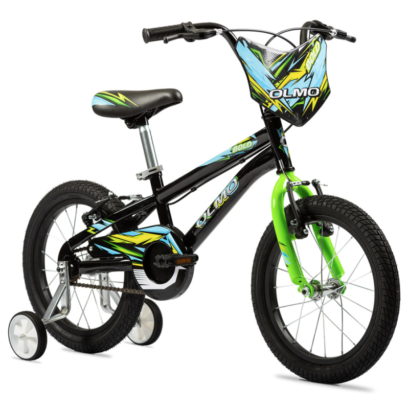 BICICLETA OLMO COSMO ROD 16 BOLD NEG/VER