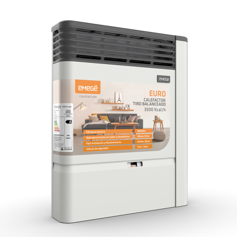 CALEFACTOR EMEGE EURO TBU 3500