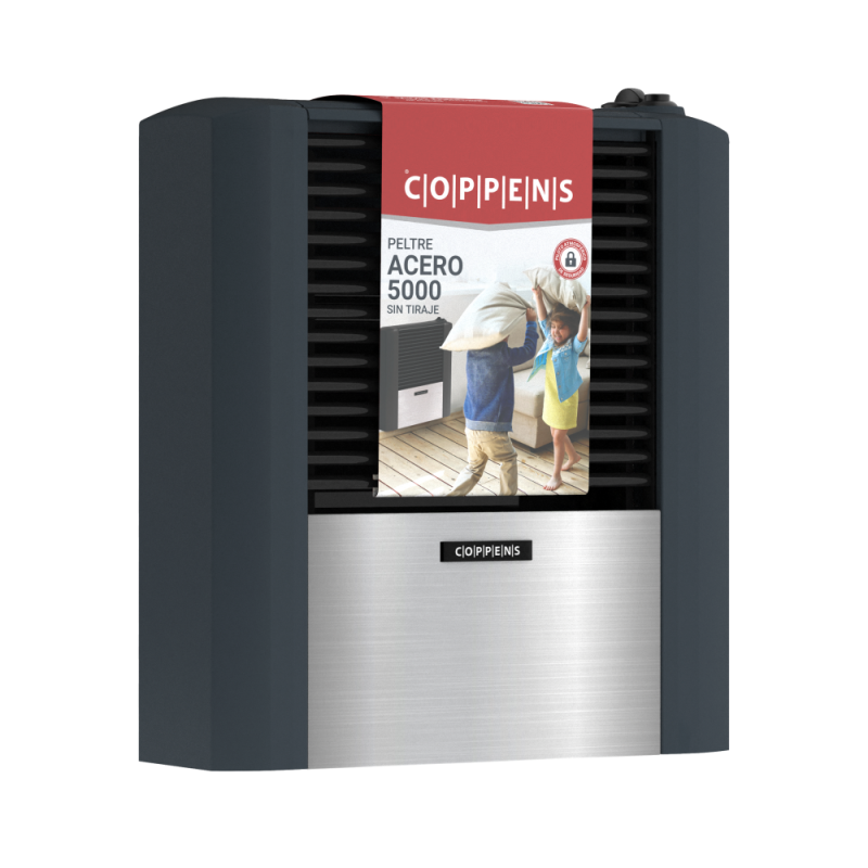 CALEFACTOR COPPENS PELTRE ACERO ST 5000 GN C50STAM