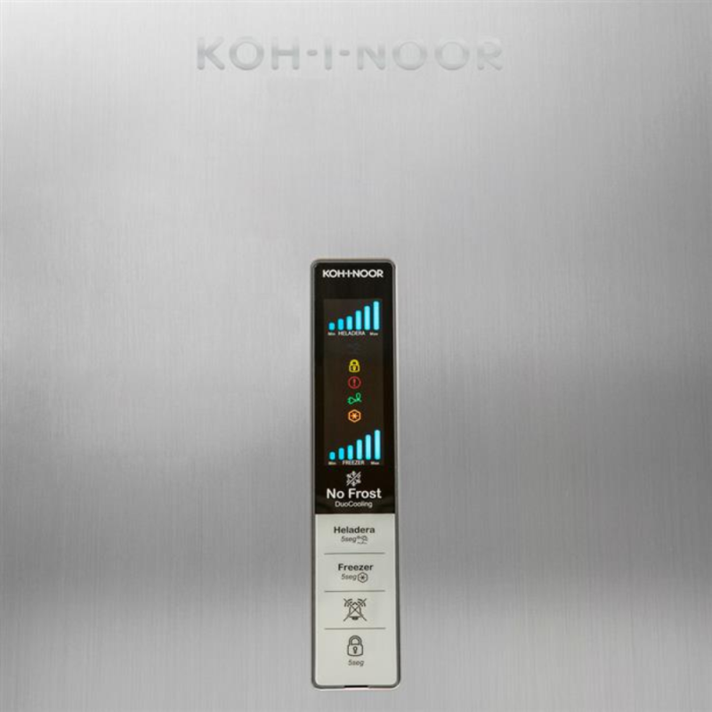 HELADERA KOHINOOR C/F ABAJO NO FROST INV 417L