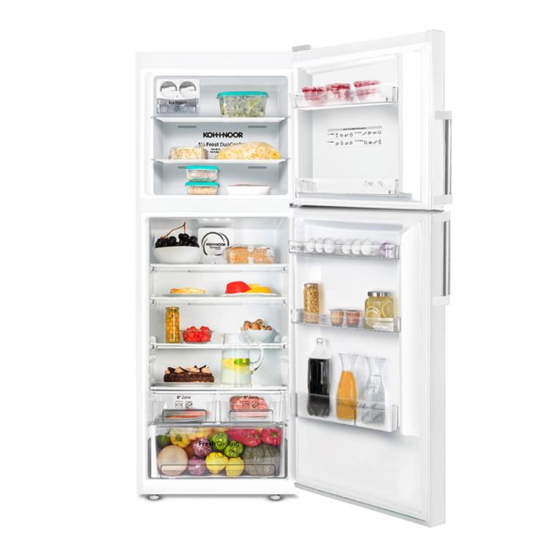 HELADERA KOHINOOR C/F ARRIBA NO FROST INV 409L KHD42DI/9 BL