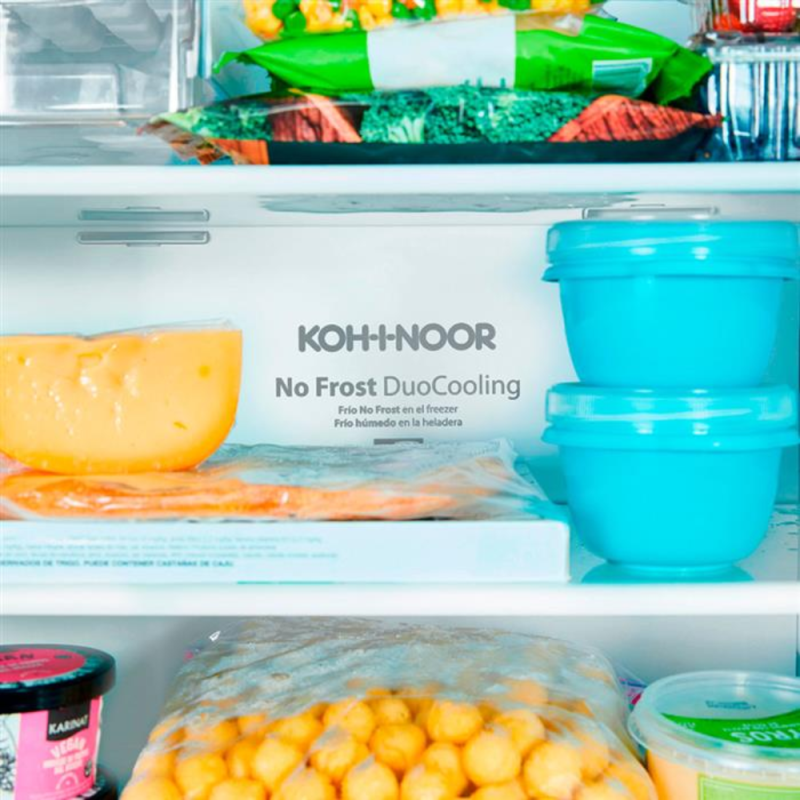 HELADERA KOHINOOR C/F ARRIBA NO FROST INV 409L KHD42DI/9 BL