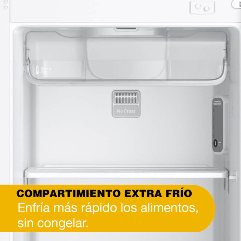 HELADERA WHIRLPOOL NO FROST 340L WRM39 ACERO