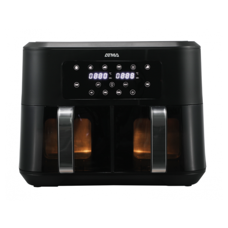 Freidora de Aire Doble 8.5Lts 2200W Atma