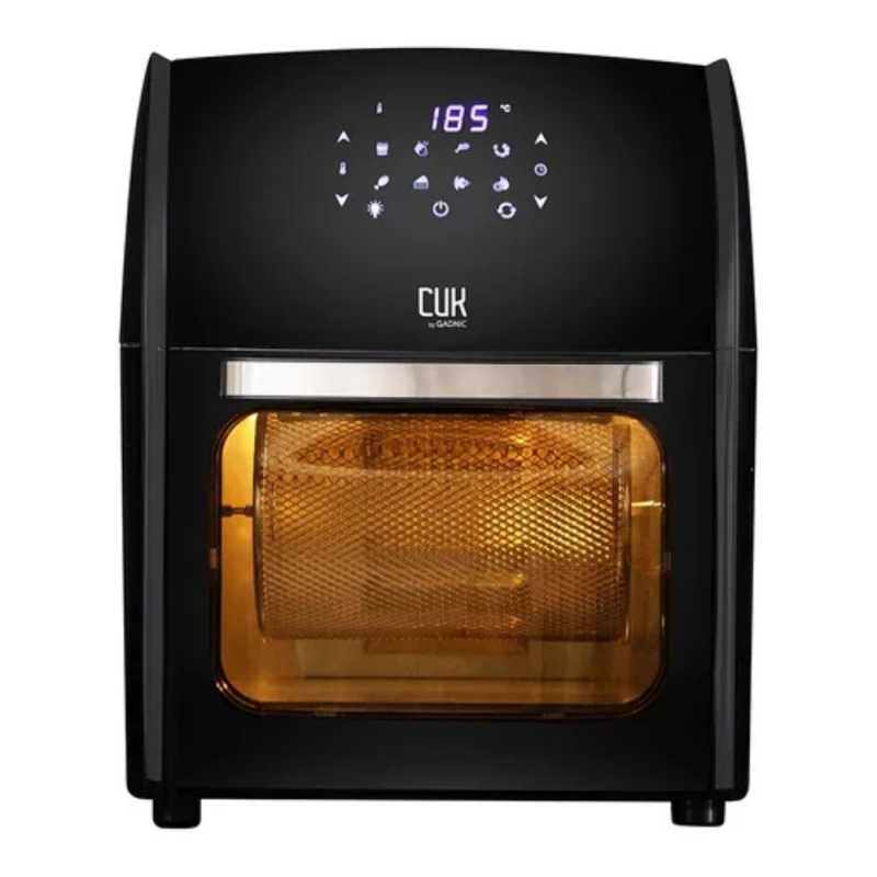 FREIDORA GADNIC DE AIRE HORNO 12L NEGRO