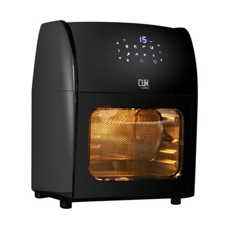 FREIDORA GADNIC DE AIRE HORNO 12L NEGRO