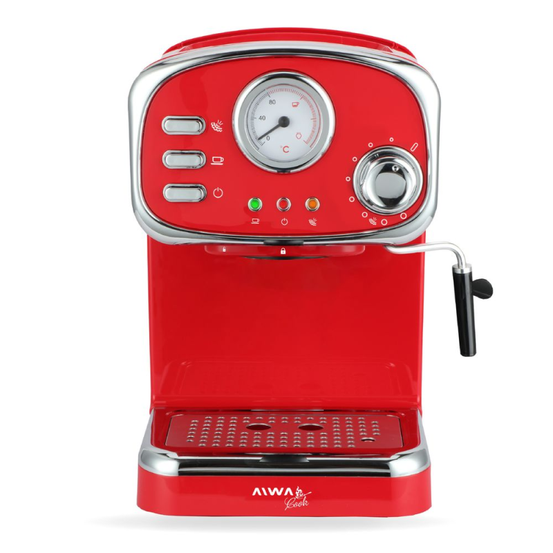 CAFETERA AIWA EXPRESSO CON ESPUMADOR P/CAPSUÑAS AWK-CE200R