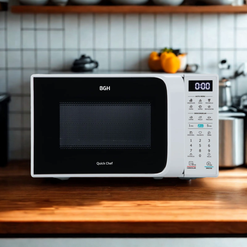 MICROONDAS BGH 20L DIGITAL B120DB20I20 BLANCO
