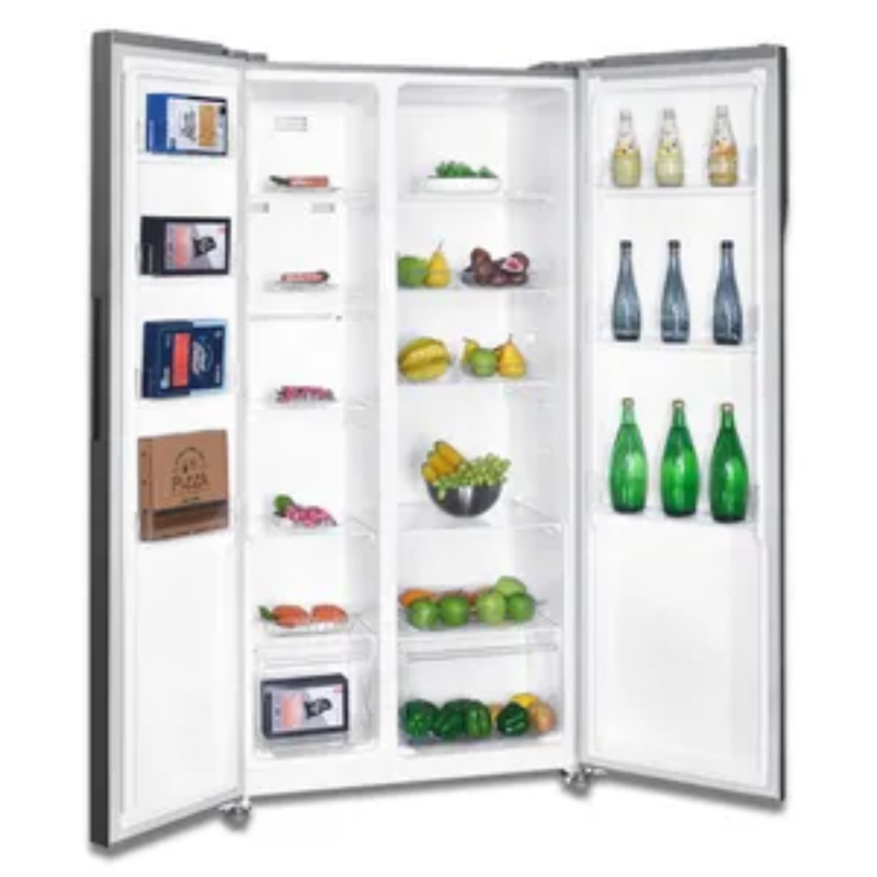 HELADERA VONDOM SIDE BY SIDE INVERTER ACERO 472LTRS