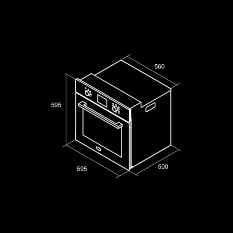HORNO  ELECTRICO E-LUXE STEEL