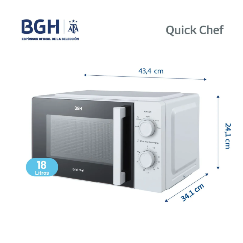 MICROONDAS BGH B118MB25