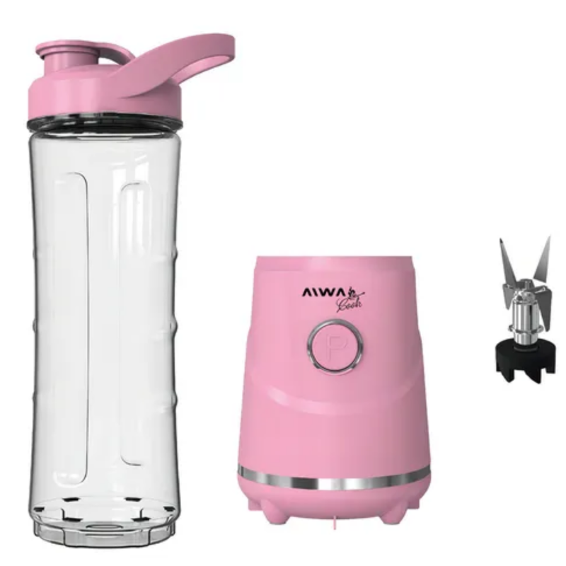LICUADORA AIWA PERSONAL 250W 0.6L AWK-LP600P ROSA