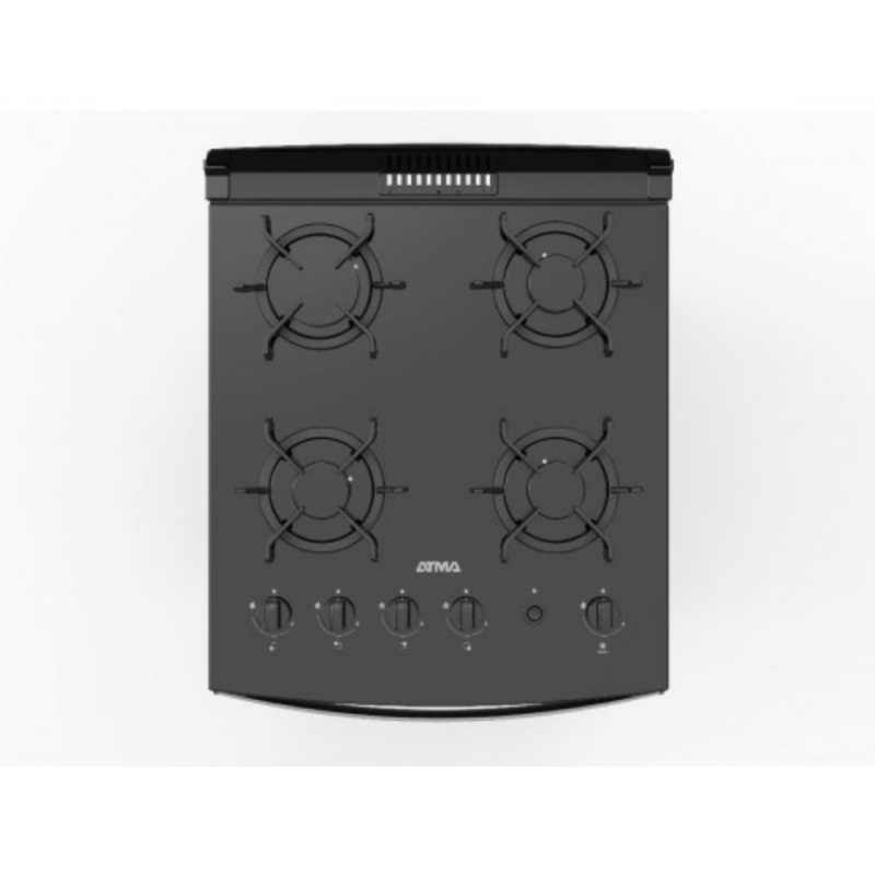 COCINA ATMA CCM056N MULTIGAS 56CM NEGRA