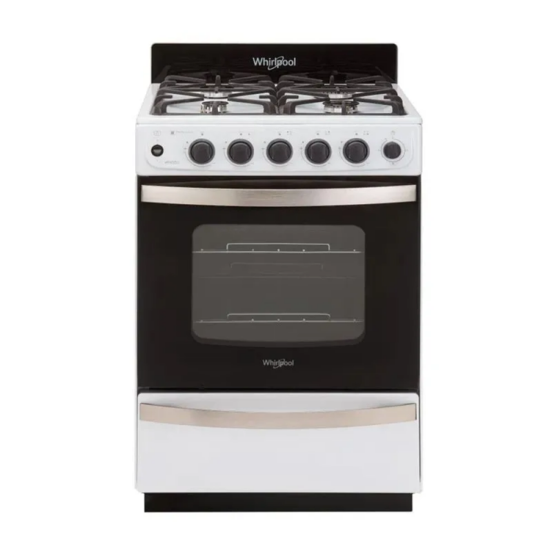 COCINA WHIRLPOOL REJA FUNDICION WFB57DI BLANCA