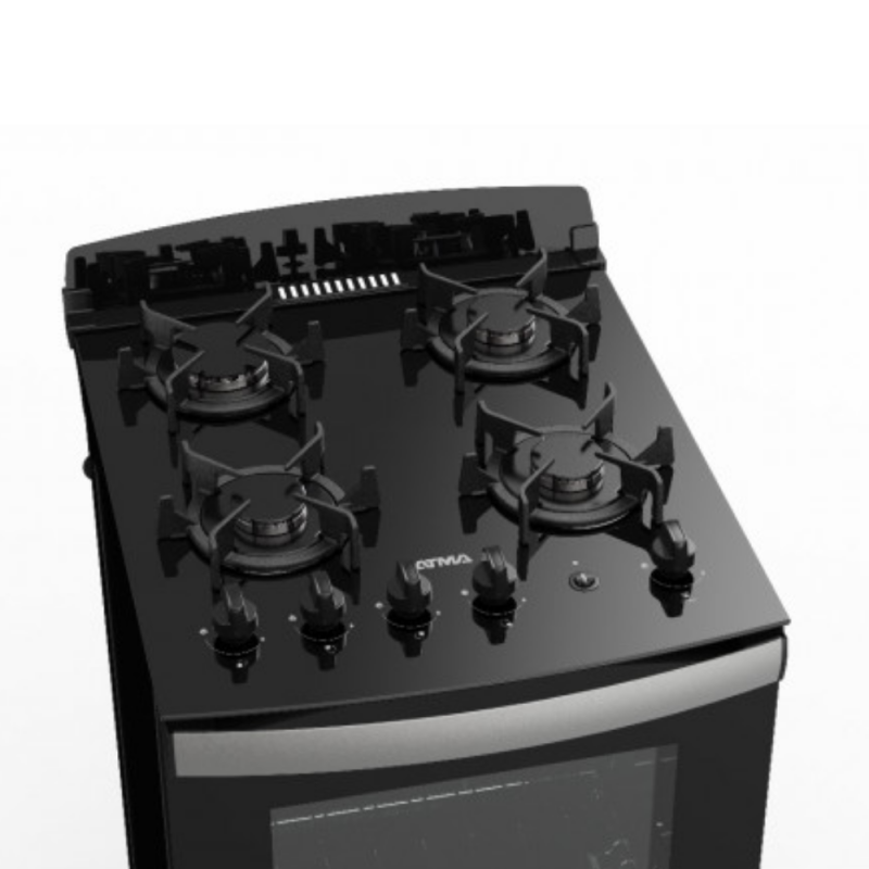 COCINA ATMA CCM056N MULTIGAS 56CM NEGRA