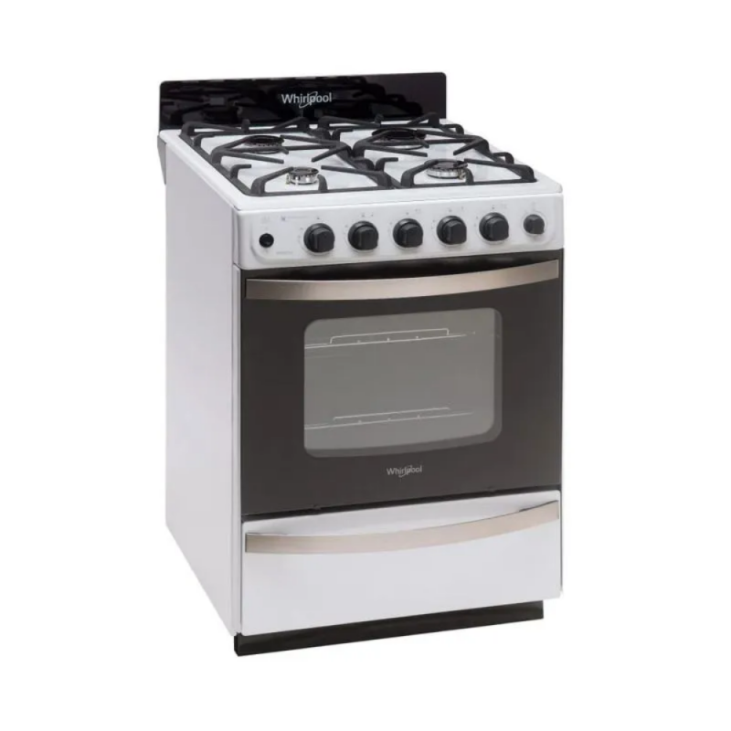 COCINA WHIRLPOOL REJA FUNDICION WFB57DI BLANCA