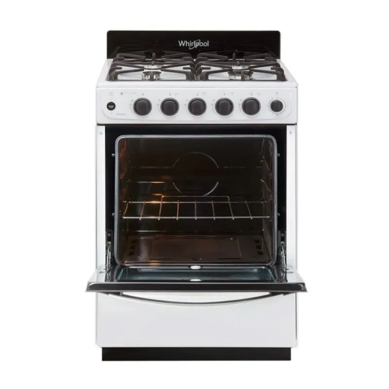 COCINA WHIRLPOOL REJA FUNDICION WFB57DI BLANCA