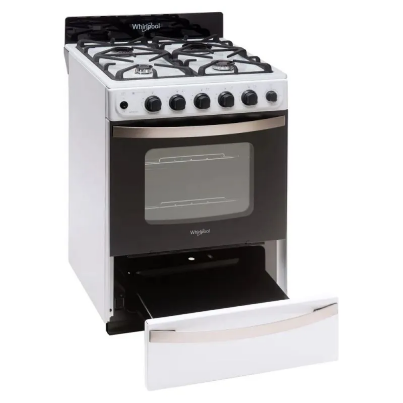 COCINA WHIRLPOOL REJA FUNDICION WFB57DI BLANCA