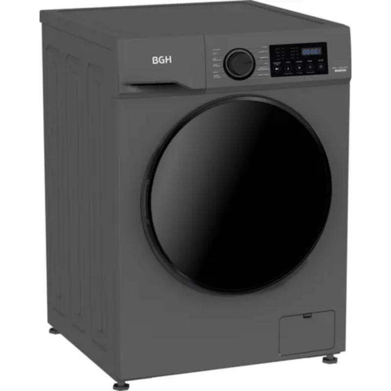 LAVARROPAS BGH INVERTER 8KG BWFI08S24AR PLATA