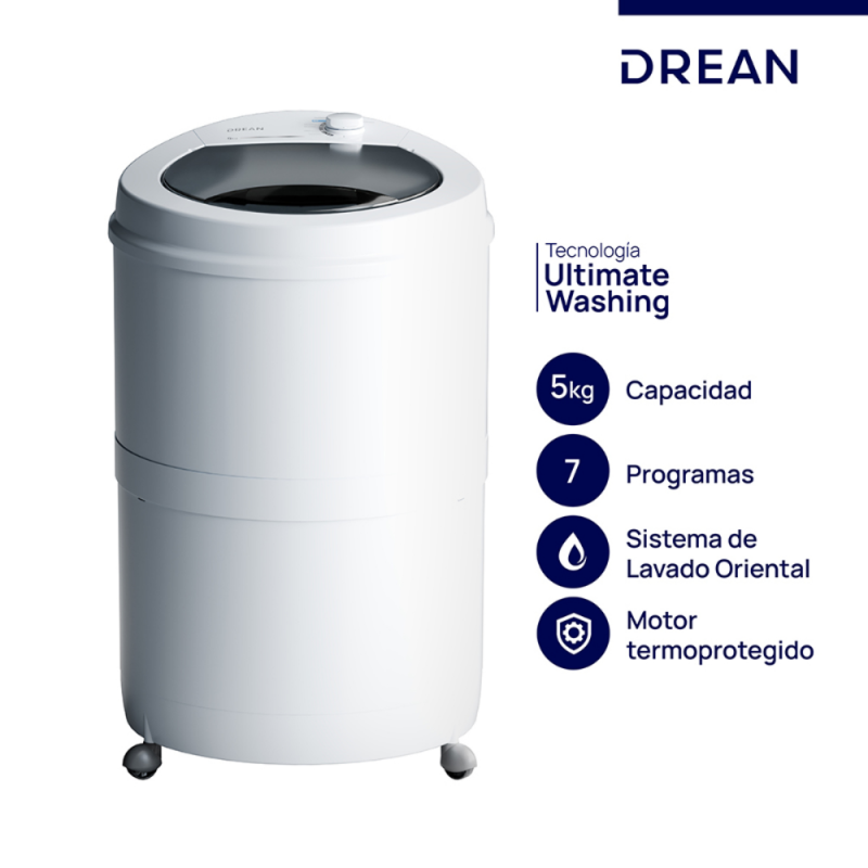 LAVARROPAS DREAN A PALETA 5KG LRDR57SB0