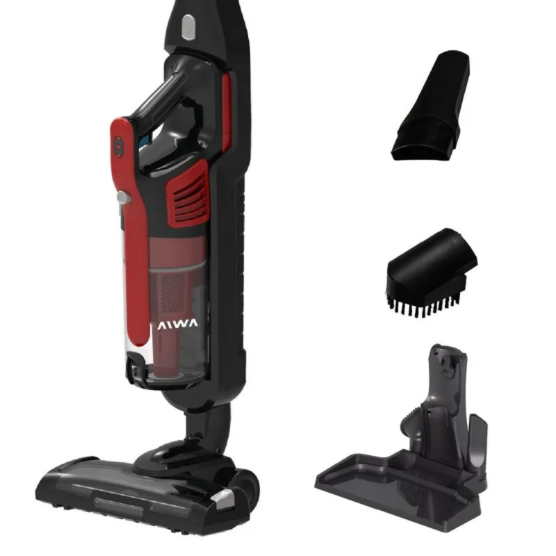 ASPIRADORA INALAMBRICA AIWA 2 EN 1 AWH-AS135R ROJA