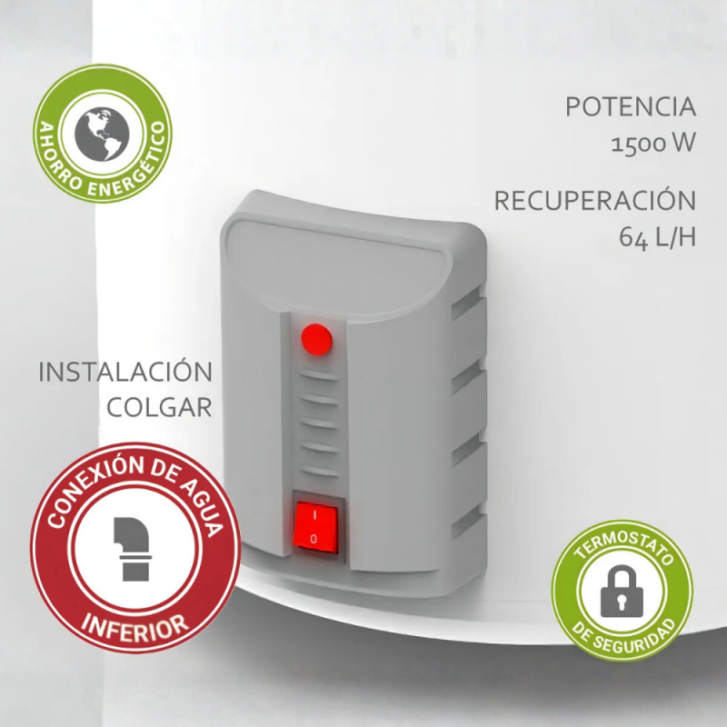 TERMOTANQUE COPPENS ELECTRICO 65 LTRS TTQE65CO