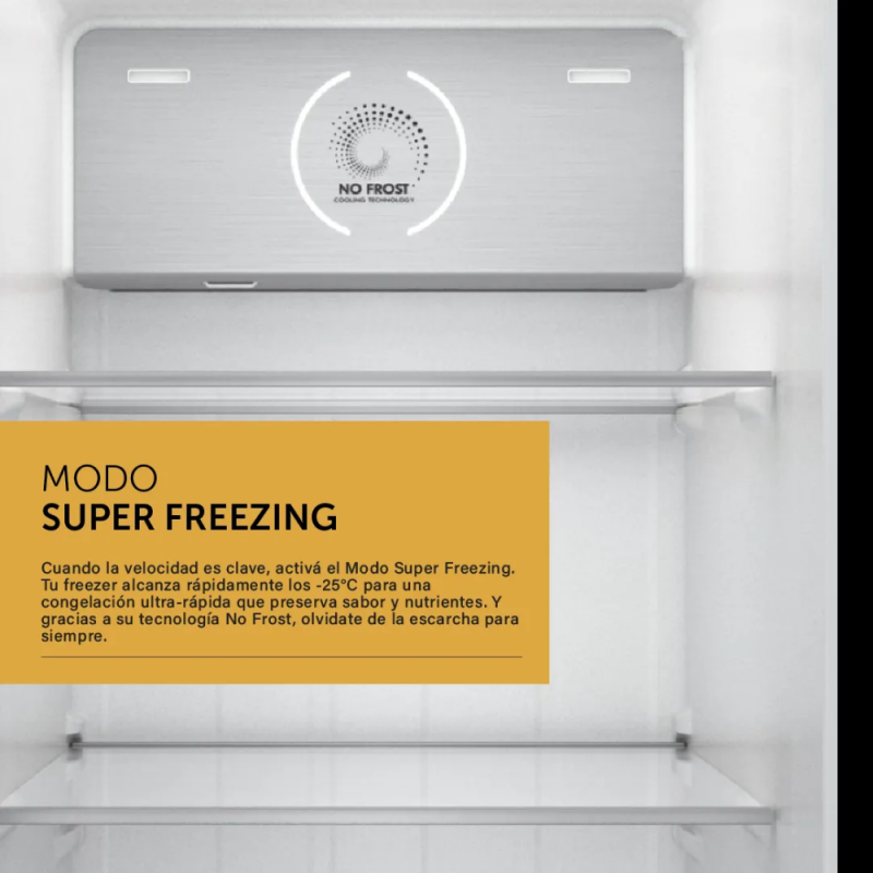 HELADERA VONDOM INVERTER 631 LTS SBS631 ACERO INOX