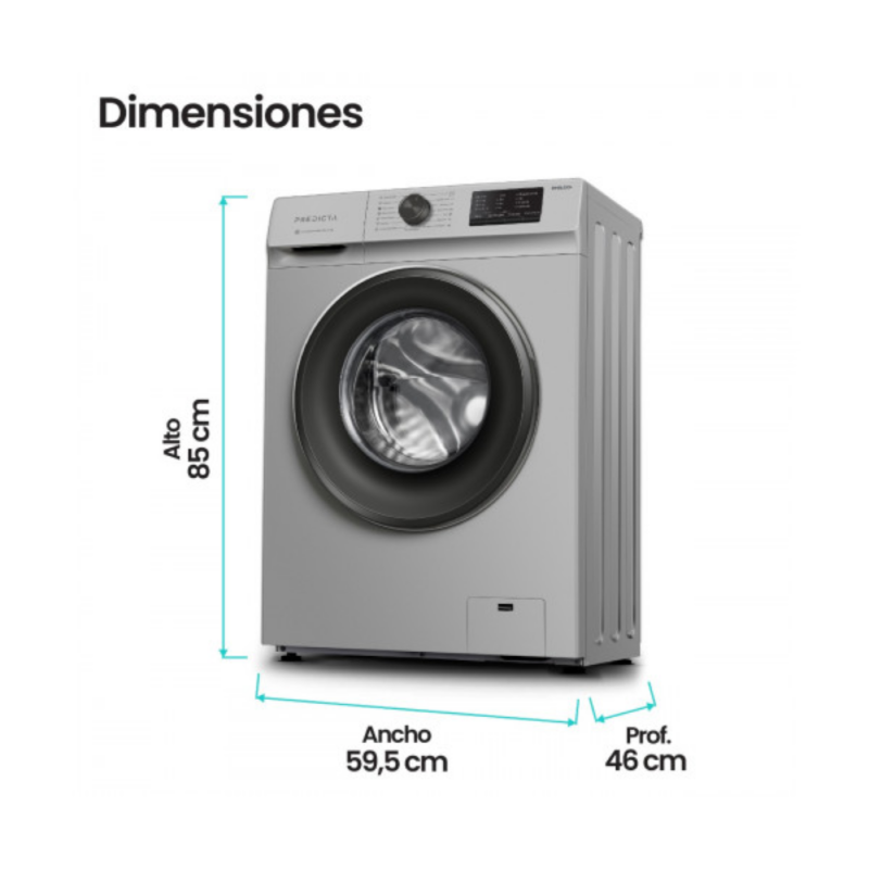 LAVARROPAS PHILCO 6.5KG PHLF6510P2 PLATA