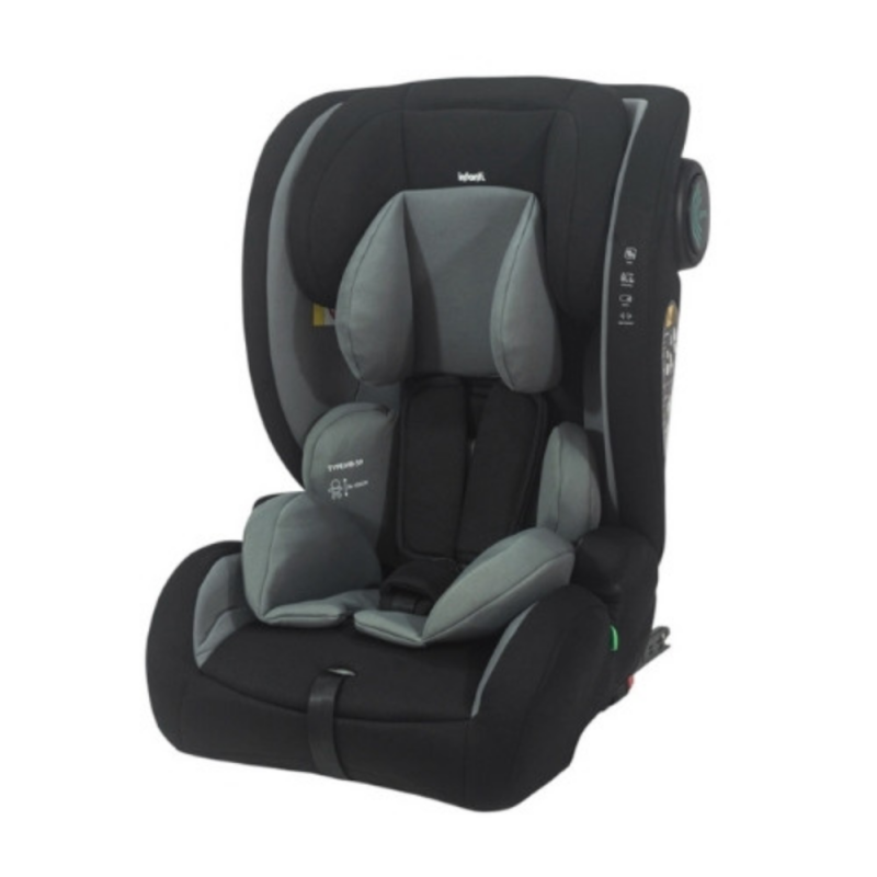 BUTACA PARA AUTO BOOSTER INFANTI  HB-59 GRIS/NEGRO