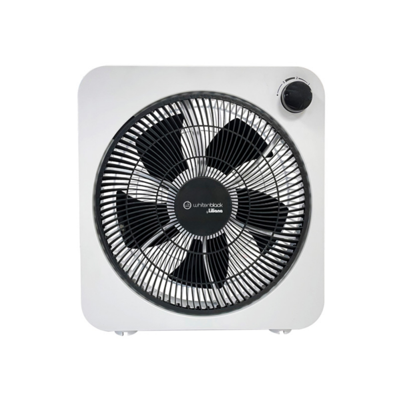 VENTILADOR LILIANA TURBO CIRCULADOR 12 WHITE BLACK 55W