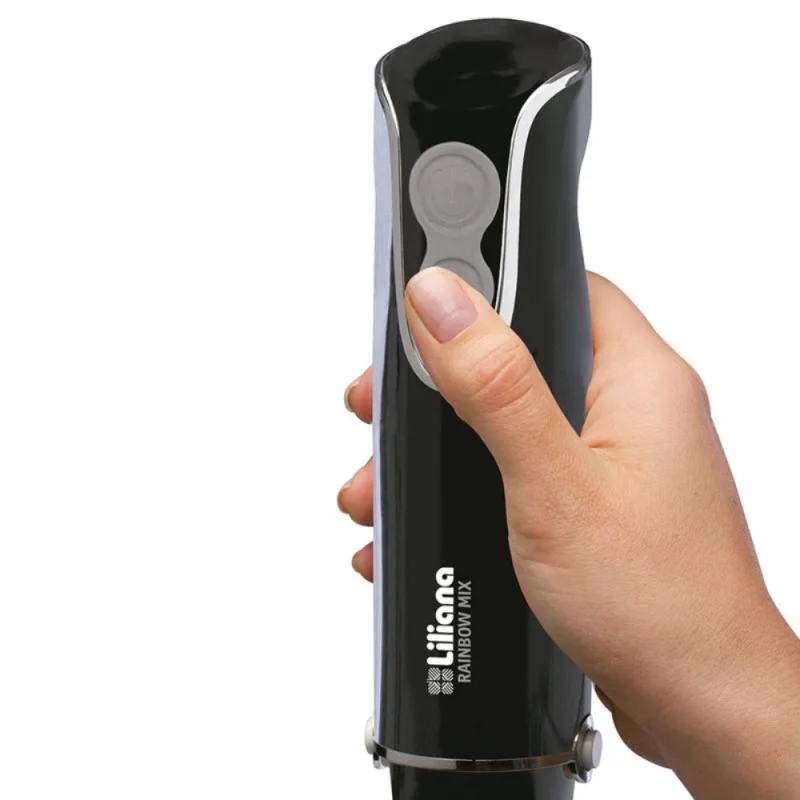 PROCESADORA MIXER LILIANA AAH103N RAINBOW MIX 450W NEGRA