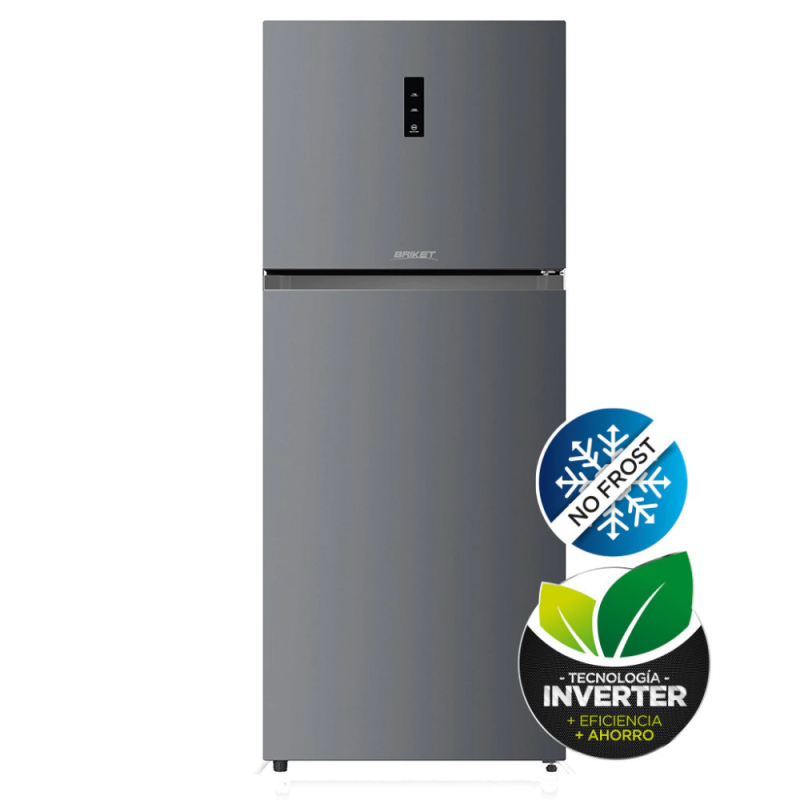 HELADERA BRIKET CON FREEZER NO FROST INVERTER DE 420 LTS - KD420FWEG - GRIS