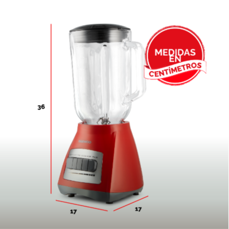 LICUADORA DAEWOO DIBL811G JARRA DE VIDRIO