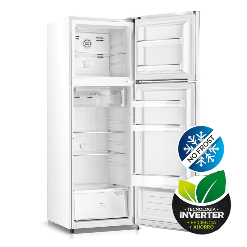 HELADERA BRIKET CON FREEZER NO FROST 268 LTS- KD268FWW- BLANCO