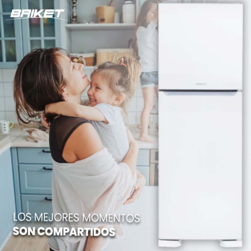 HELADERA BRIKET CON FREEZER NO FROST INVERTER DE 325 LTS - KD325FWW- BLANCO