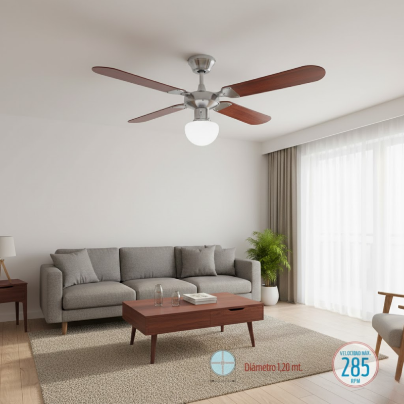 VENTILADOR LILIANA DE TECHO 5VEL VTHM214