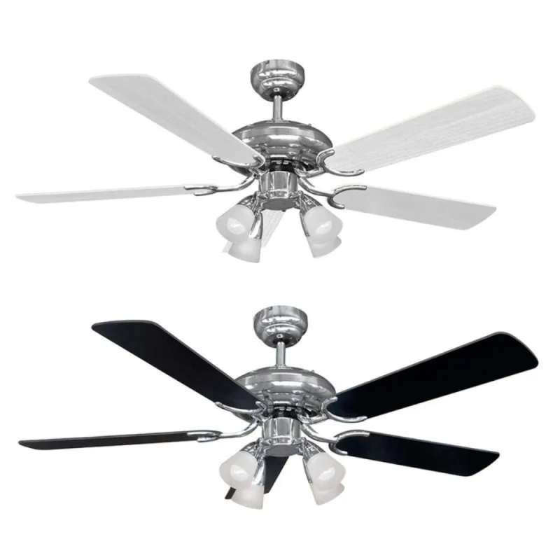 VENTILADOR LILIANA DE TECHO 1.2M 80W REV DIG VTHM415R