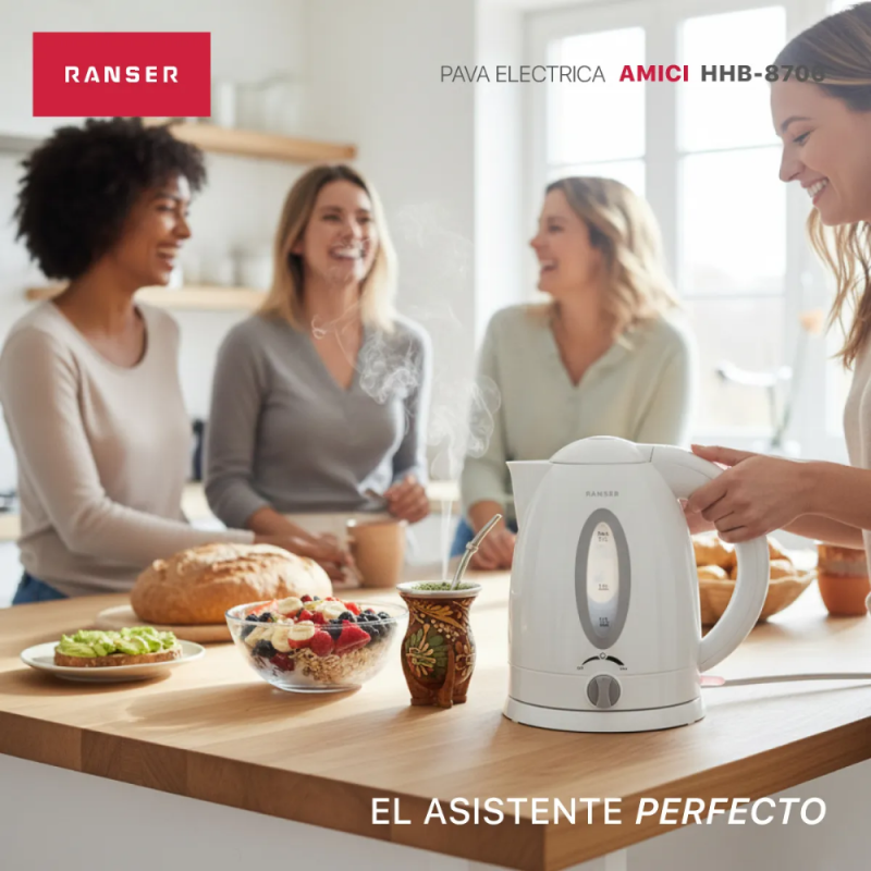 PAVA ELECTRICA RANSER AMICI HHB-8706 BLANCA
