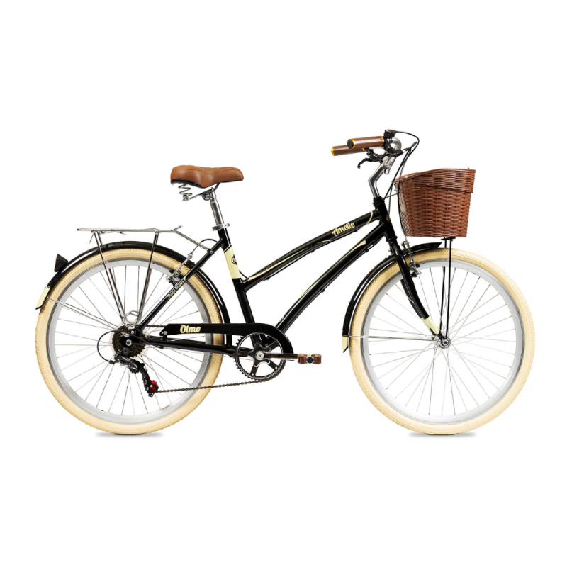 BICICLETA OLMO AMELIE PLUME ROD 26 C/CAMB NEGRO