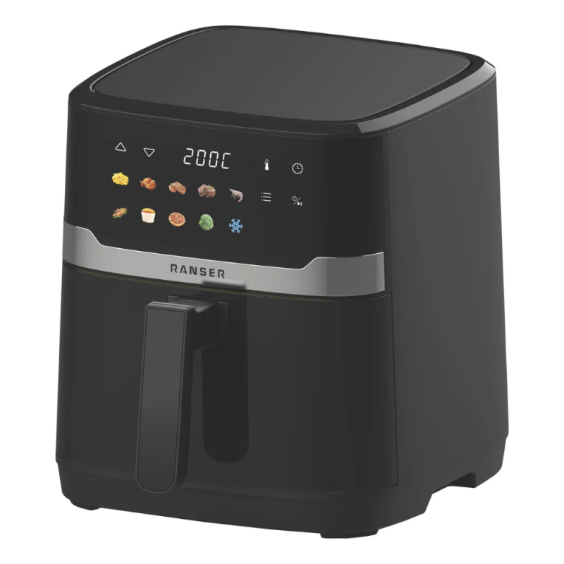 FREIDORA DE AIRE RANSER DIGITAL RAVELLO AF-8675W 7L NEGRA