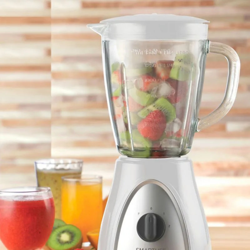 LICUADORA SMARTLIFE 400W JARRA VIDRIO SL-BL1008WPN BLANCA